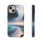 Galaxy Ocean Phone Case — Surreal Planet Beach Tough Case