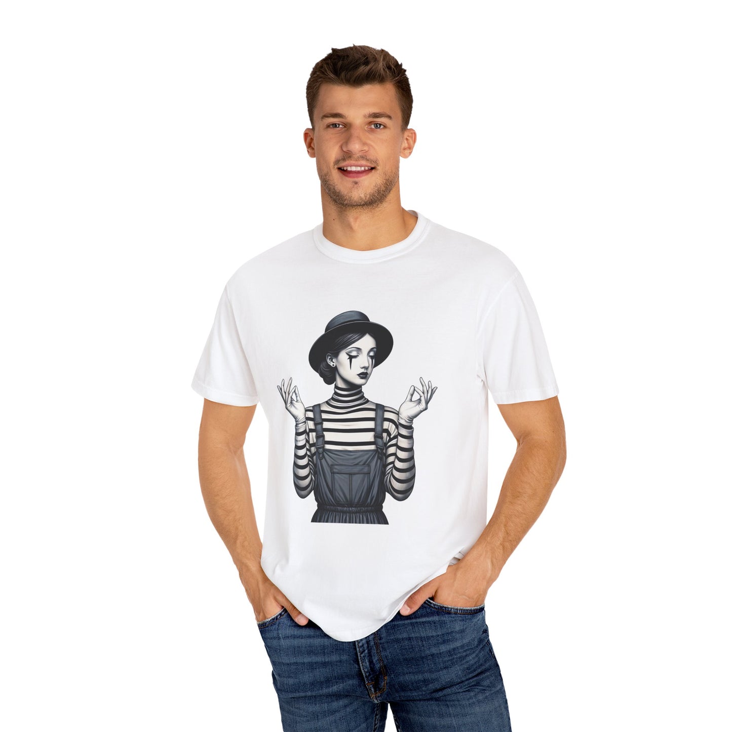 Gothic Striped Graphic Unisex T-Shirt, Edgy Casual Wear, Alternative Fashion, Gift for Her
