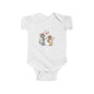 Cute Kissing Cats Infant Bodysuit – Baby Valentine Cat Love Onesie