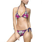 Vibrant Floral Women's Bikini Swimsuit, Summer Beachwear, Pool Party Essentials, Swimsuit Set, Vacation Ready Attire