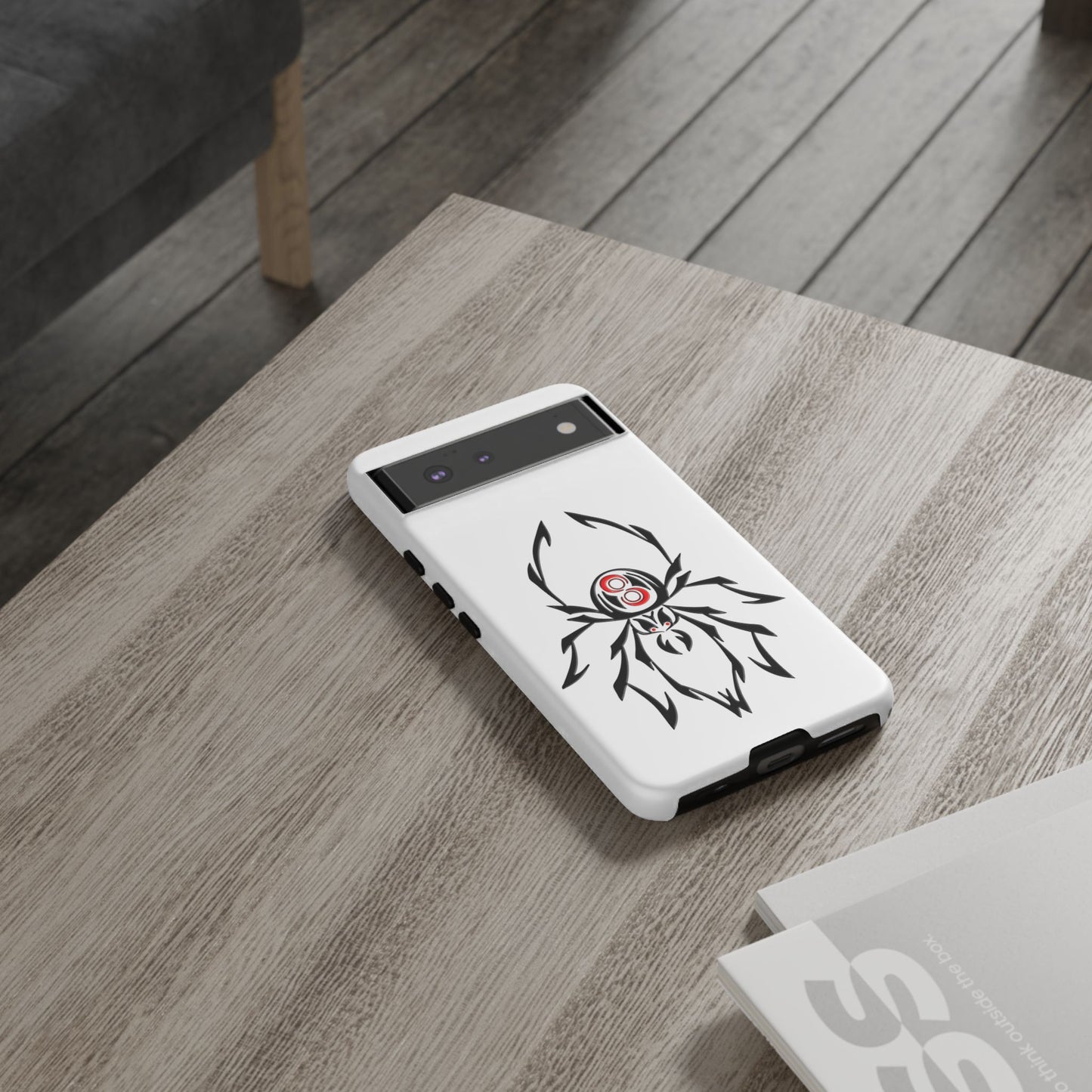 Spider Phone Case, Tough Cases, Stylish Accessory, Gift for Teens, Unique Design, Halloween Decor