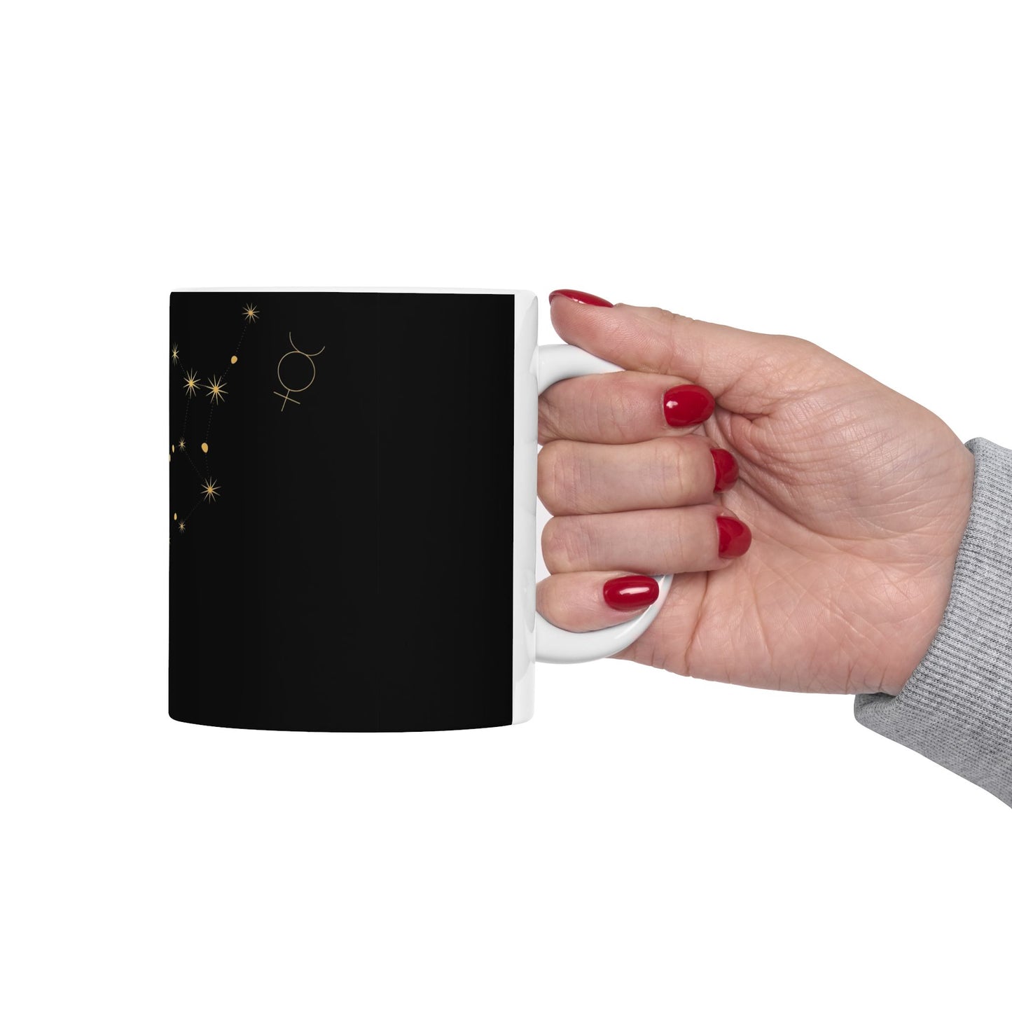 Virgo Constellation Ceramic Mug — Zodiac Astrology Coffee Cup (11oz/15oz)