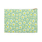 Floral Accessory Pouch for Organizing Essentials, Travel Makeup Bag, Spring Floral Zip Bag, Cute Gift for Women, Daisy Print Clutch