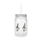 Musical Mason Jar Tumbler | BPA-Free Drinking Cup | Perfect Gift for Musicians, Weddings, Housewarmings, Music Lovers