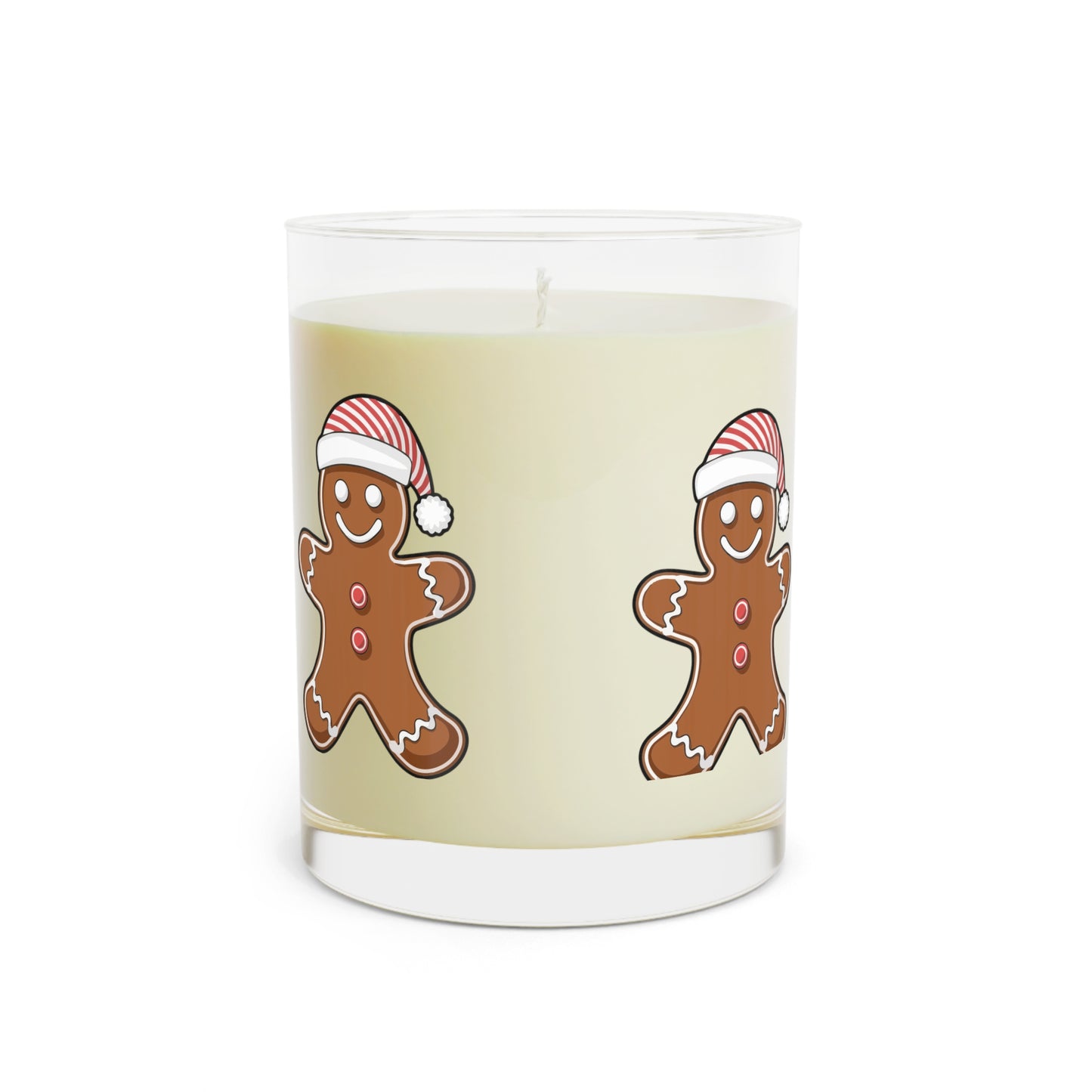 Gingerbread Holiday Scented Candle — 11oz Jar (Full Glass)