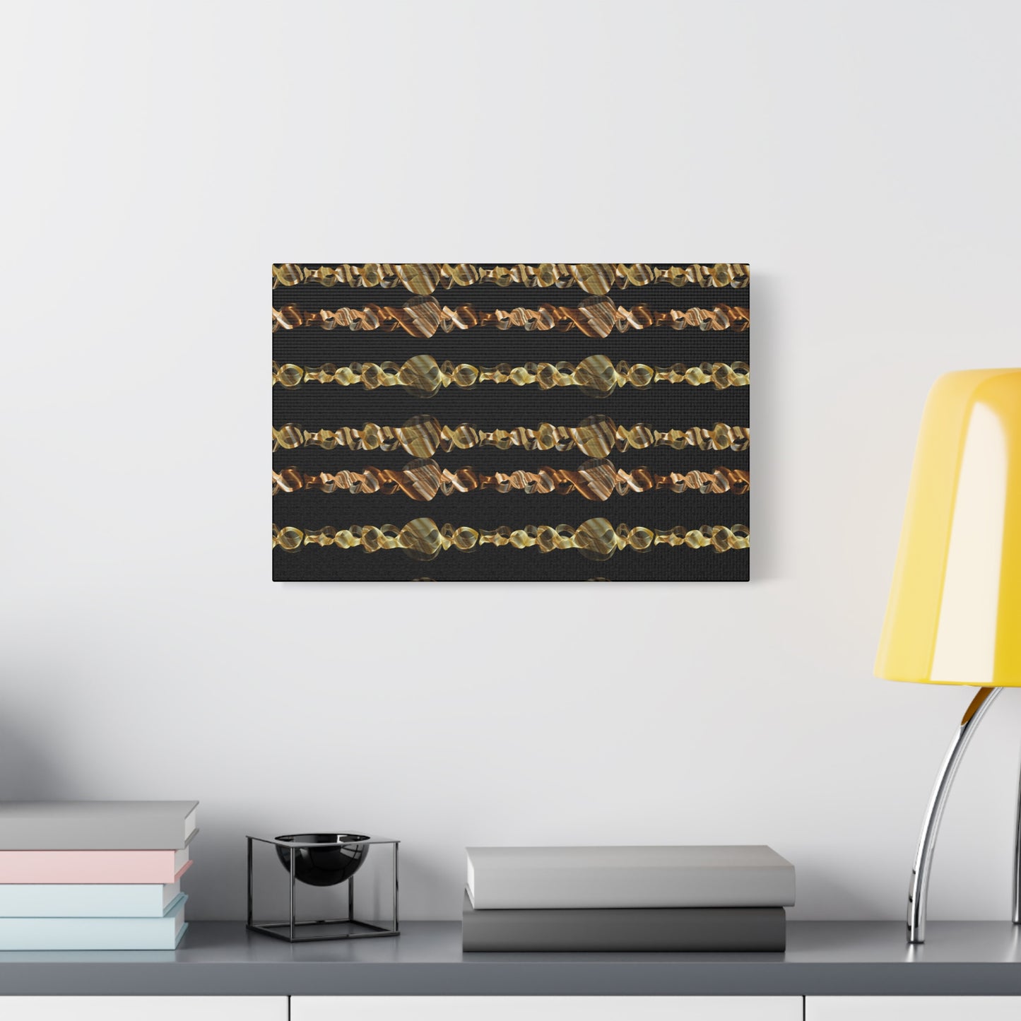 Artistic Canvas Gold and Black