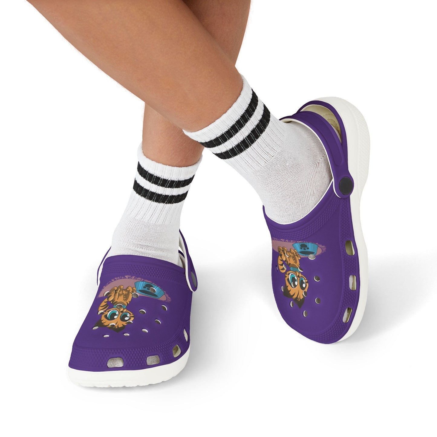 Adorable Kids' EVA Foam Clogs - Fun Tiger Design for Playtime