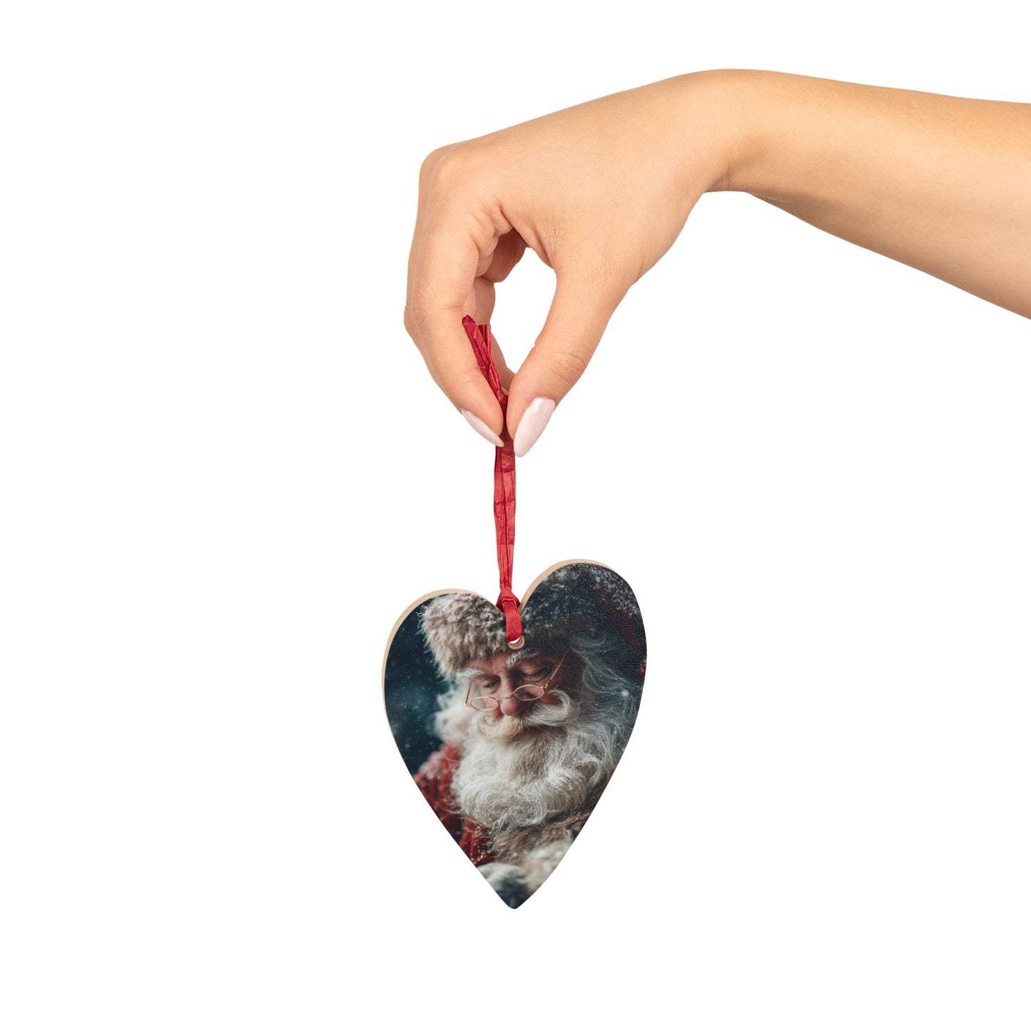 Wooden Ornaments - Santa