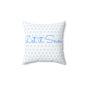 Winter Wonderland Square Pillow - Cozy Home Decor, Holiday Accent, Gift for Snow Lovers, 'Let it Snow' Cushion, Winter Greetings
