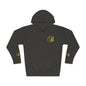 Coral Gold Floral Initial Hoodie — Monogram 'B' Casual Pullover