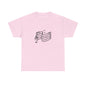 Music Notes T‑Shirt — Minimalist Sheet Music Tee for Musicians & Music Lovers