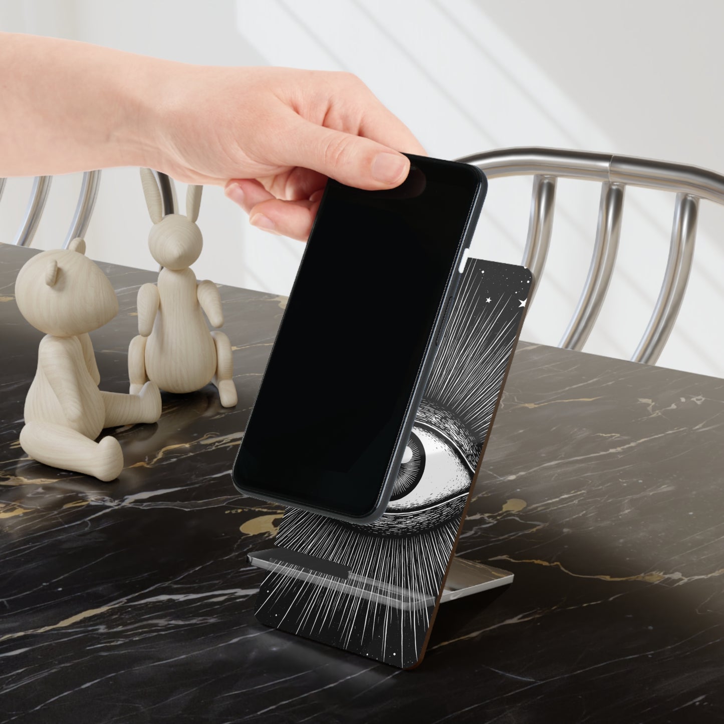 Mystic Eye Phone Stand — Celestial Smartphone Display Stand