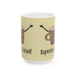 Fun Motivational Ceramic Mug, Inspirational Coffee Cup, Cute Gift for Coffee Lover