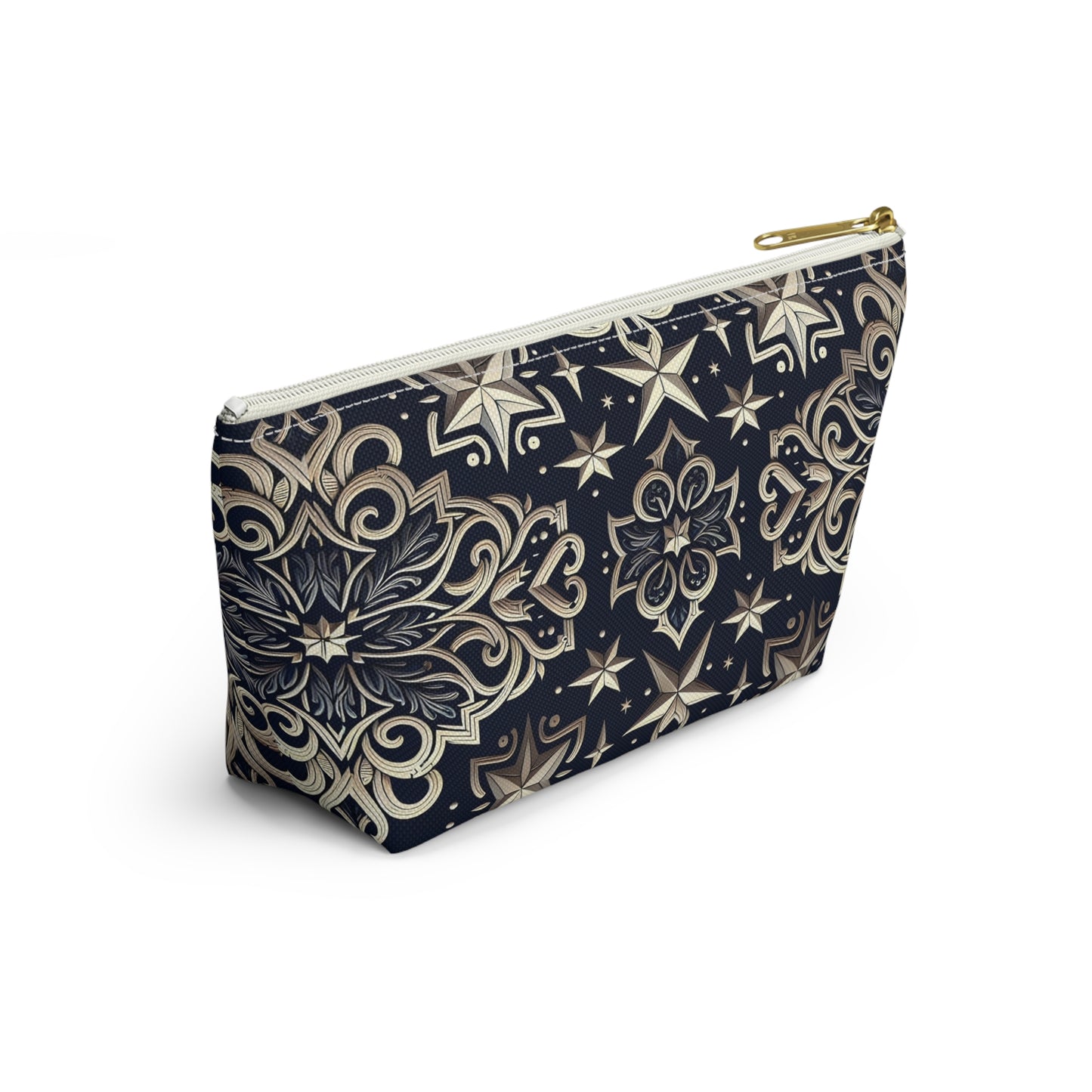 Elegant Starry Pattern Accessory Pouch | Makeup Bag, Travel Organizer, Gift for Her, Stylish Storage, Cosmetology Essentials