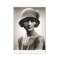 Vintage 1920s Flapper Portrait Canvas