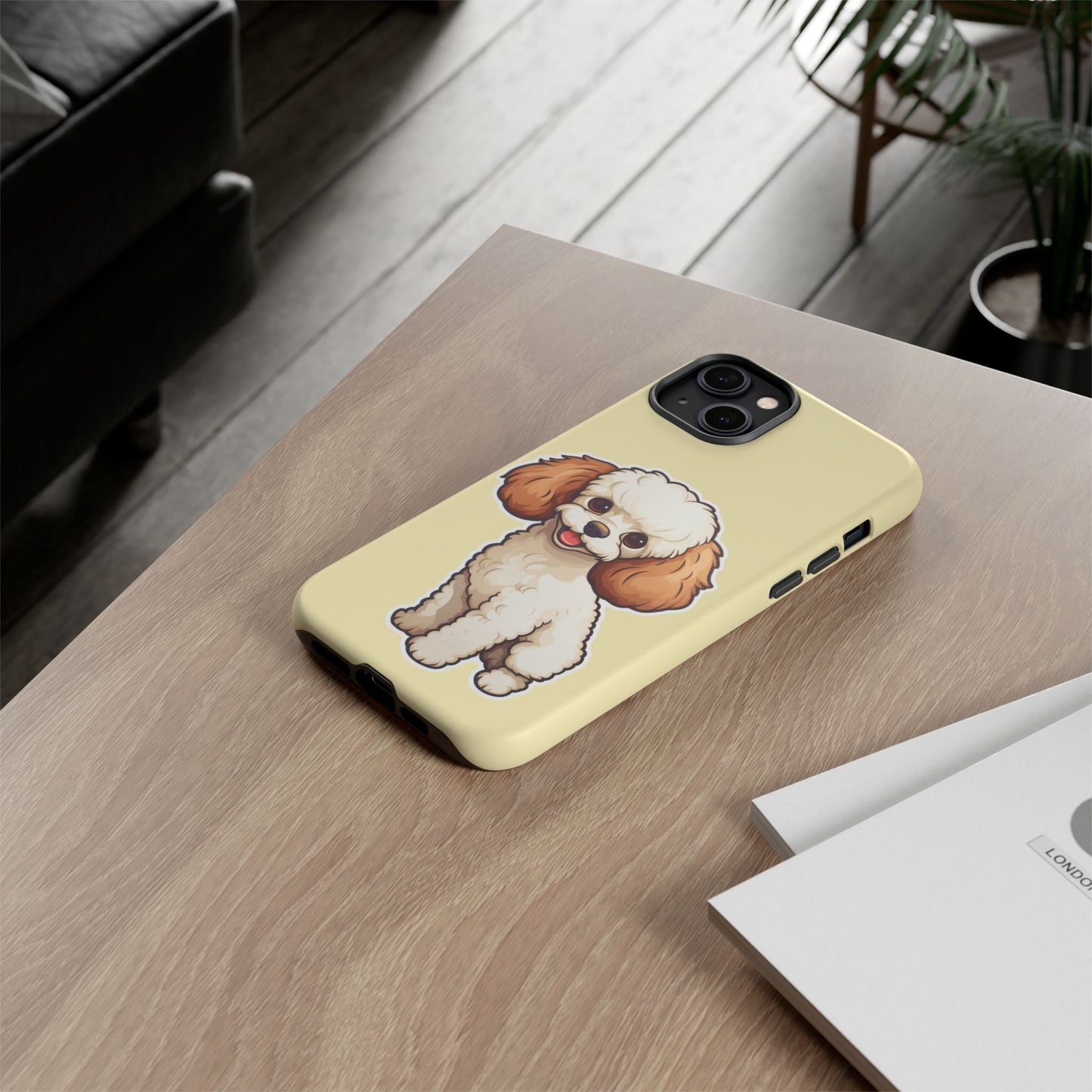 Cute Dog Phone Case, Pet Lover Gift, Custom Phone Cover, Cartoon Dog Case, Durable Phone Accessory