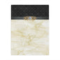 Luxury Gold Smoke Minky Blanket — Elegant Damask Accent with Ornate Gem Detail
