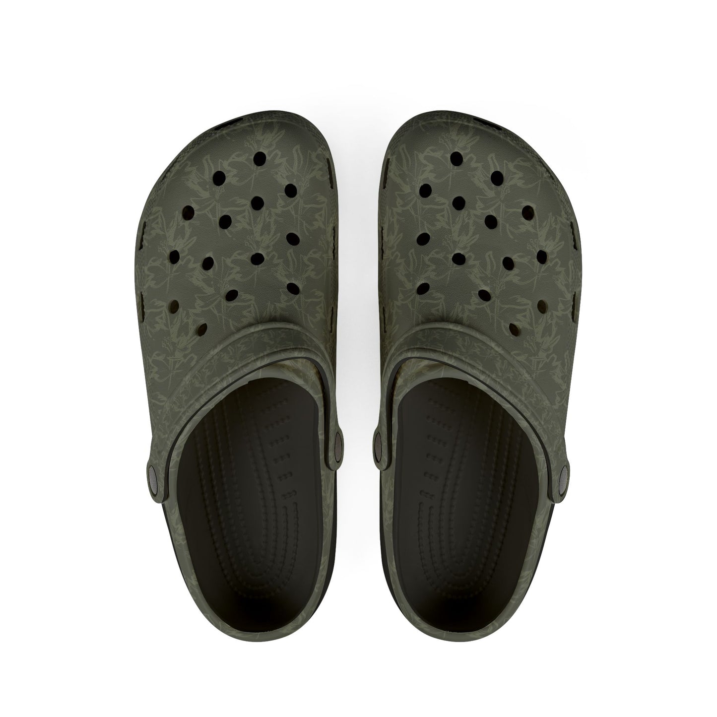 Olive Camouflage EVA Foam Clogs – Lightweight Garden & Casual Slip-On Shoes