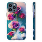 Floral Dream Tough Phone Case — Rose Bouquet Clouds Design