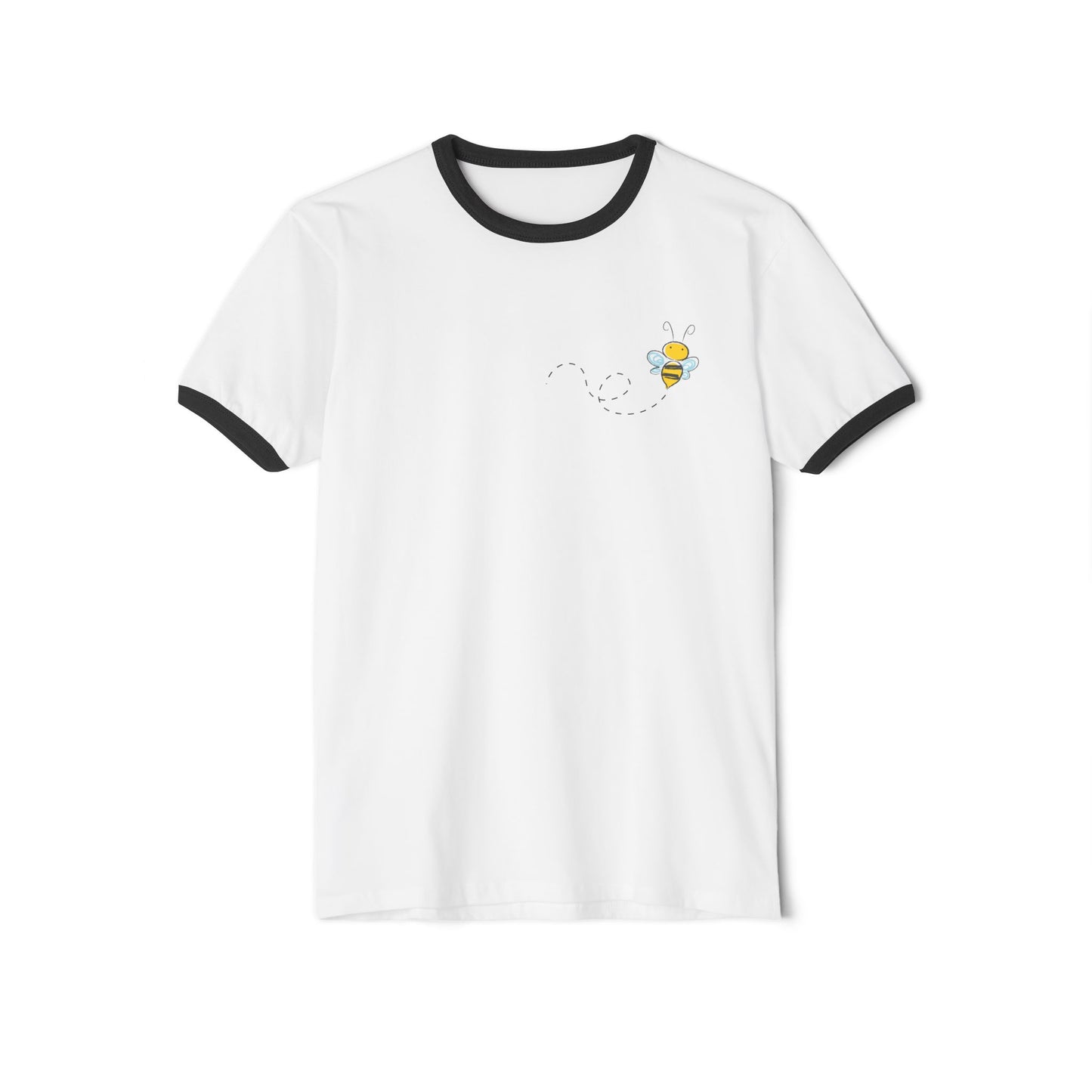 Vintage Floral Ringer Tee – '7 Rare Ever-Blooming Roses' Retro Bouquet Graphic