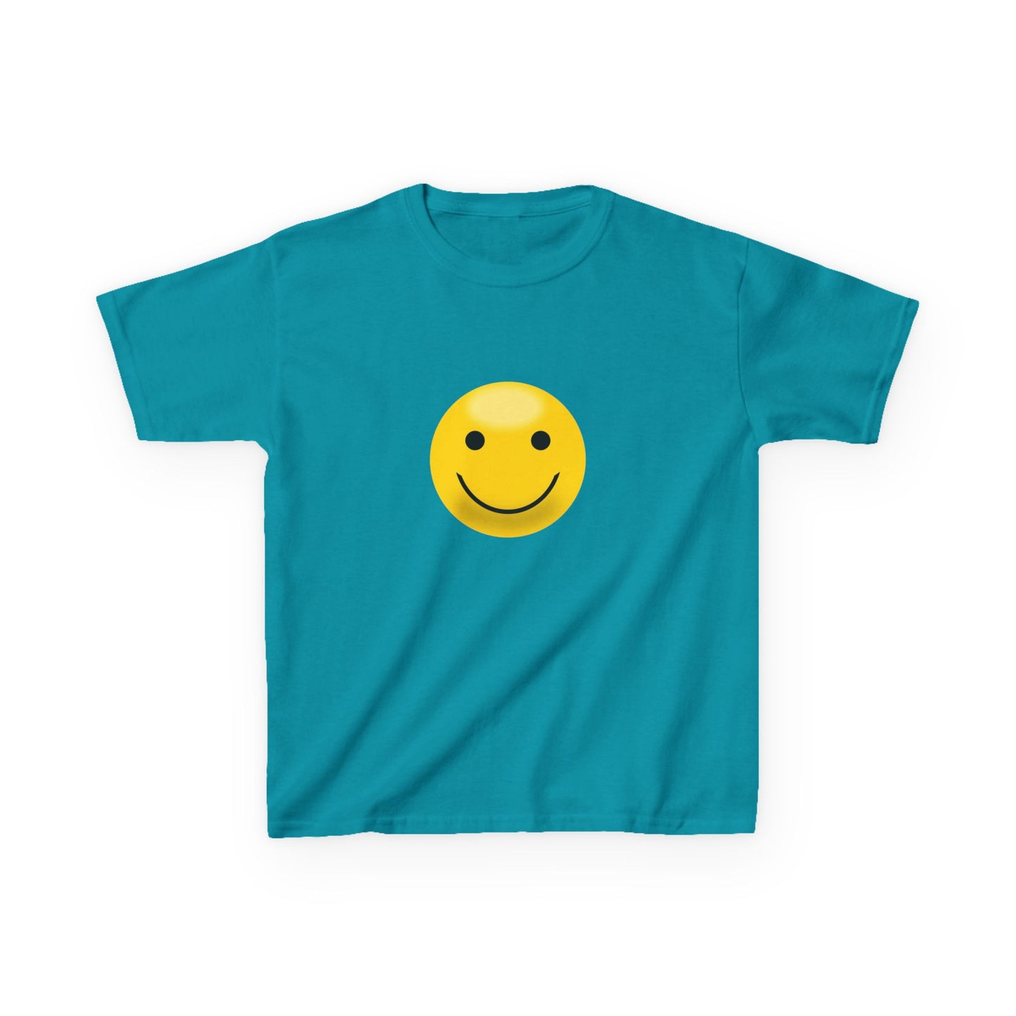 Kids Smiley Face Tee - Fun Cotton Shirt for Kids