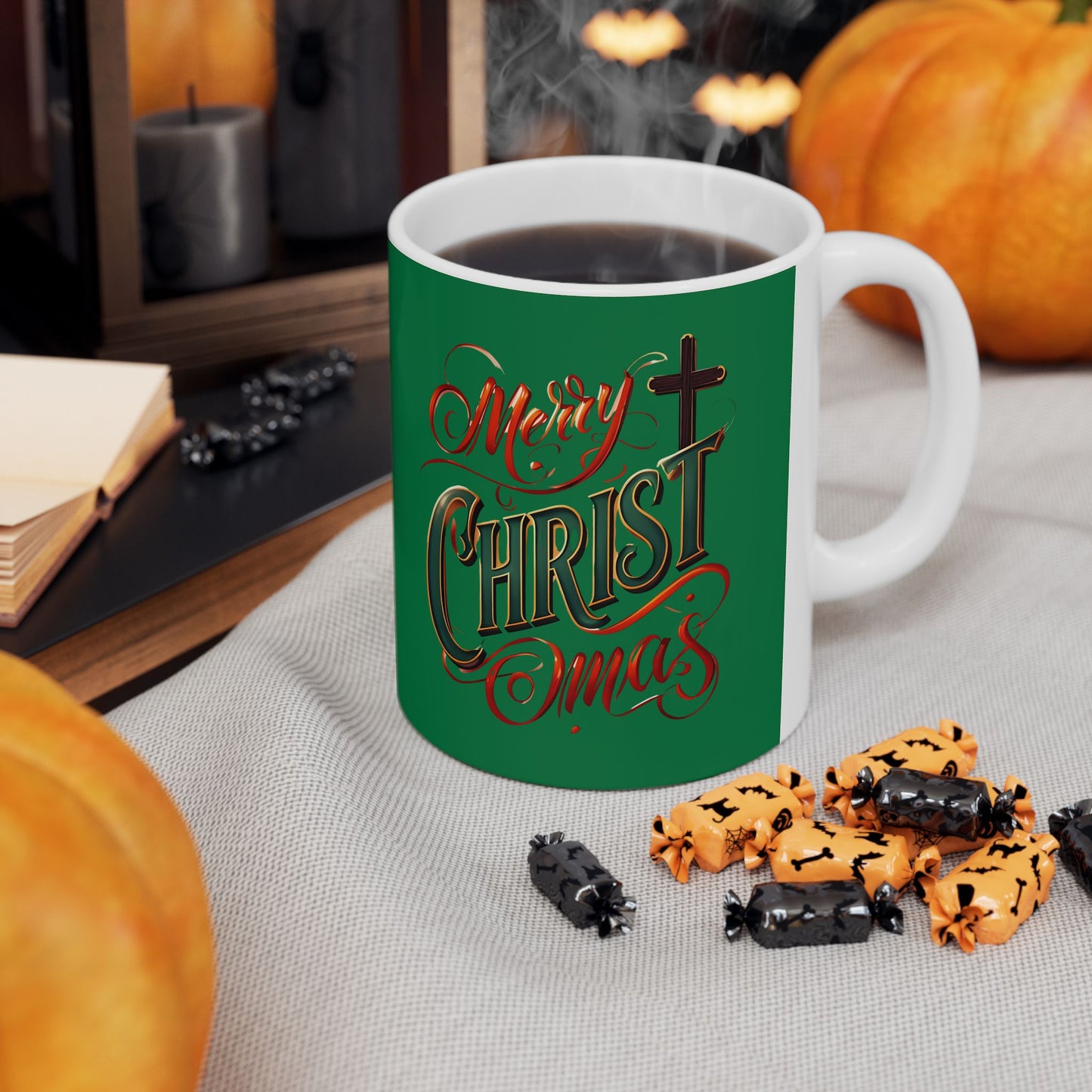 Christmas Ceramic Mug - Festive Holiday Drinkware, Perfect for Gifts, Coffee Lovers, Winter Cheer, Christmas Decor
