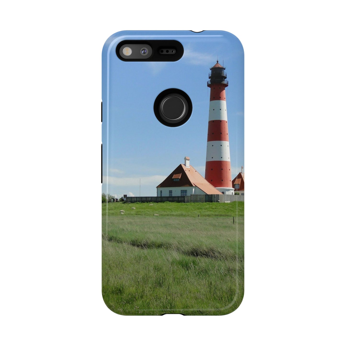 Lighthouse Phone Case - Coastal Vibes, Nautical Gift, Ocean Lover Accessory, Beach Aesthetic, Customizable Design