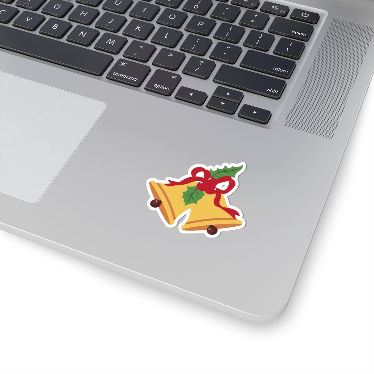 Christmas Bells Sticker — Festive Kiss-Cut Holiday Decal