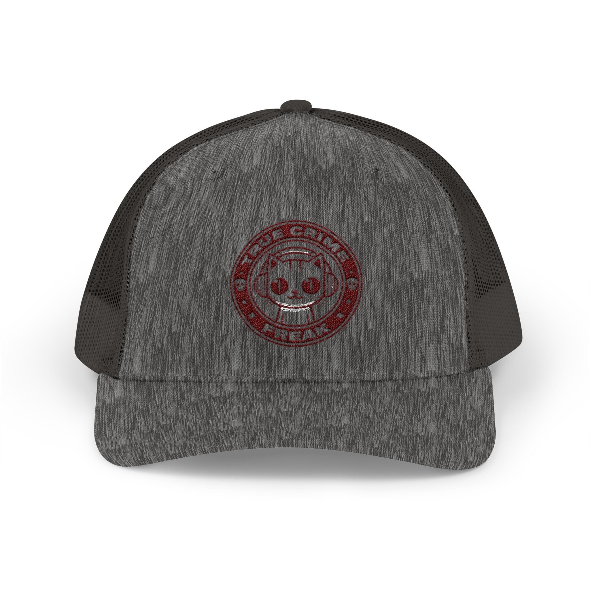 Trucker Cap — Cute Cat Circle Patch Snapback