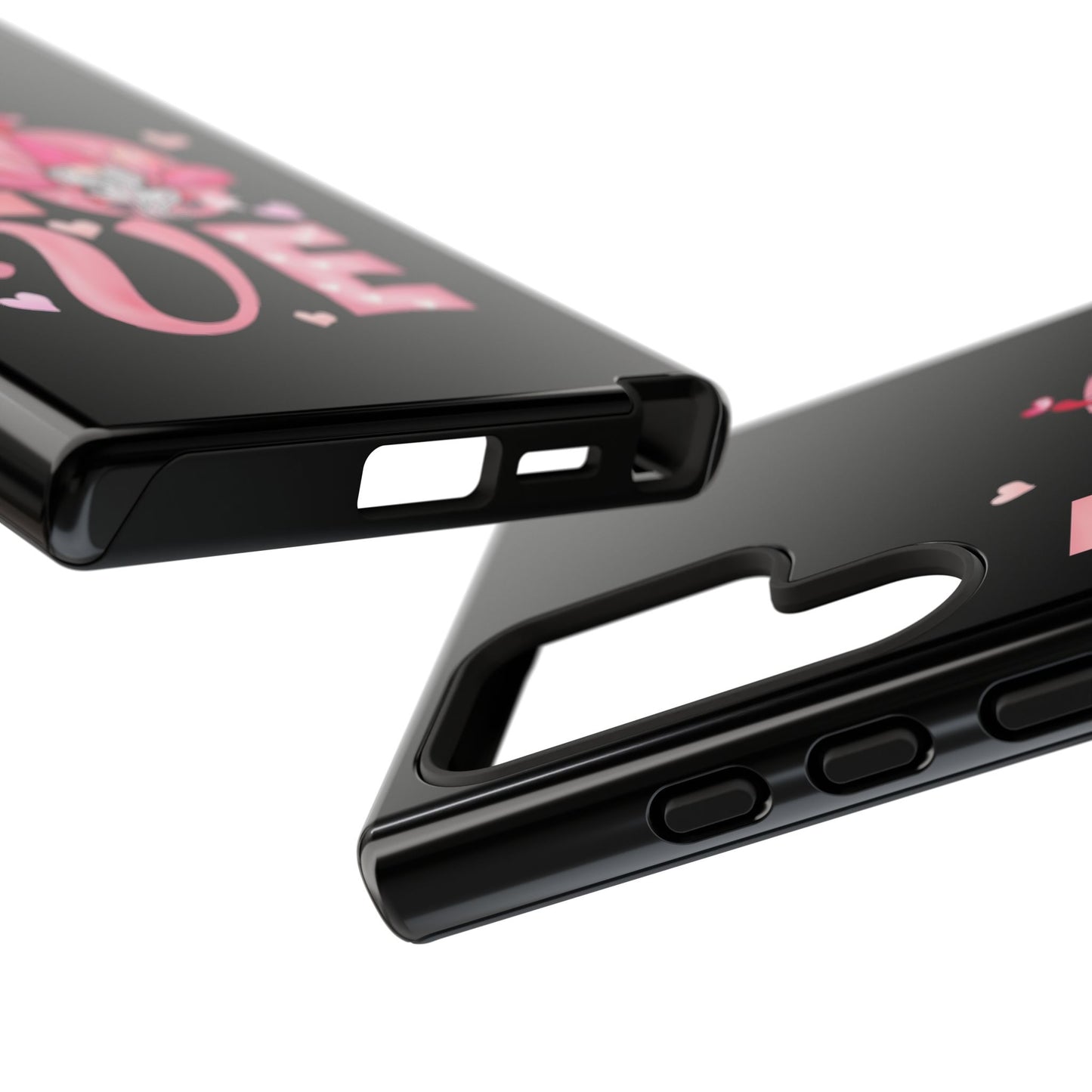 Love Gnome Phone Case — Cute Pink Heart Valentines Protective Case