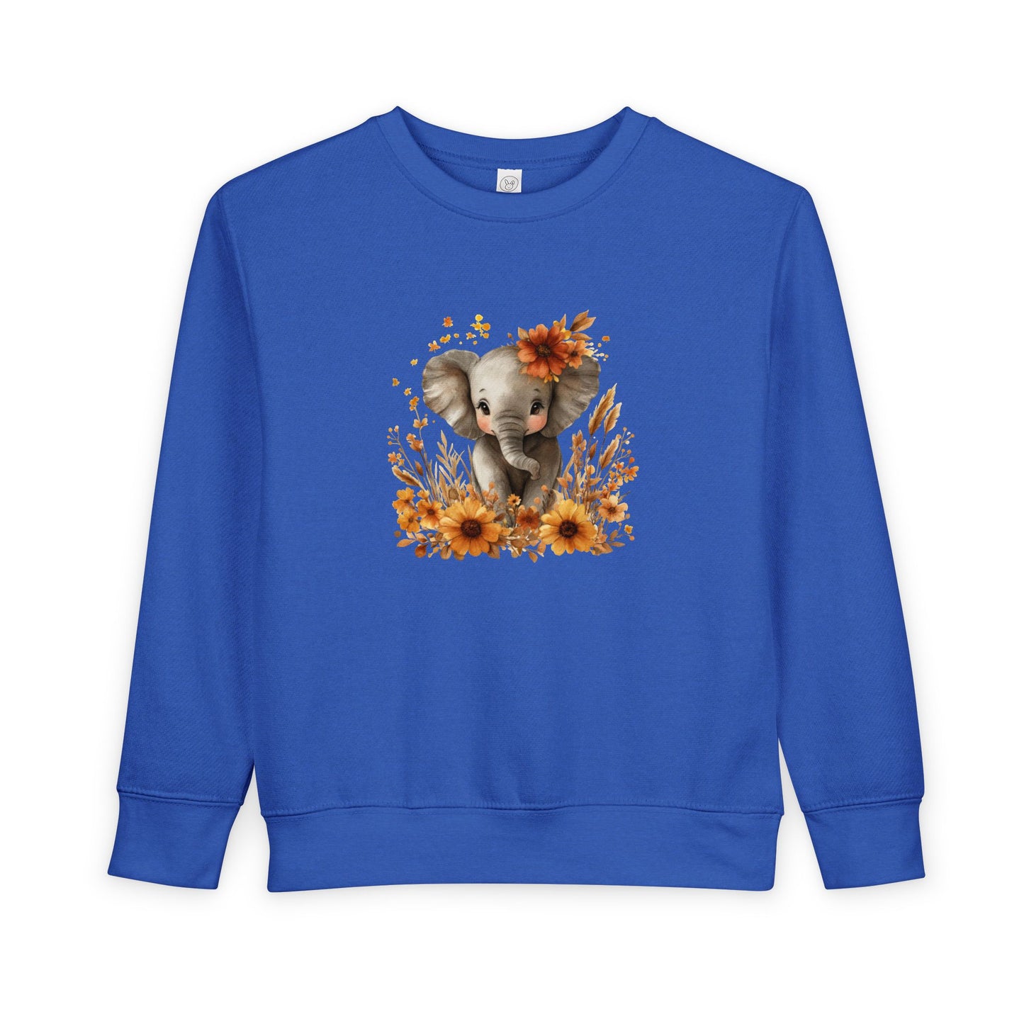 Adorable Elephant Toddler Sweatshirt - Cute Kids Apparel, Gift for Birthday, Baby Shower, Fall Fashion, Cozy Everyday Wear
