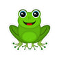 Cute Frog Kiss-Cut Stickers for Laptops, Water Bottles, Kids' Crafts, Fun Decor, Gift for Nature Lovers