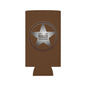 Rustic Ranger Can Cooler – Vintage Style Drink Holder, Perfect for Parties, BBQs, Camping, and Outdoor Adventures