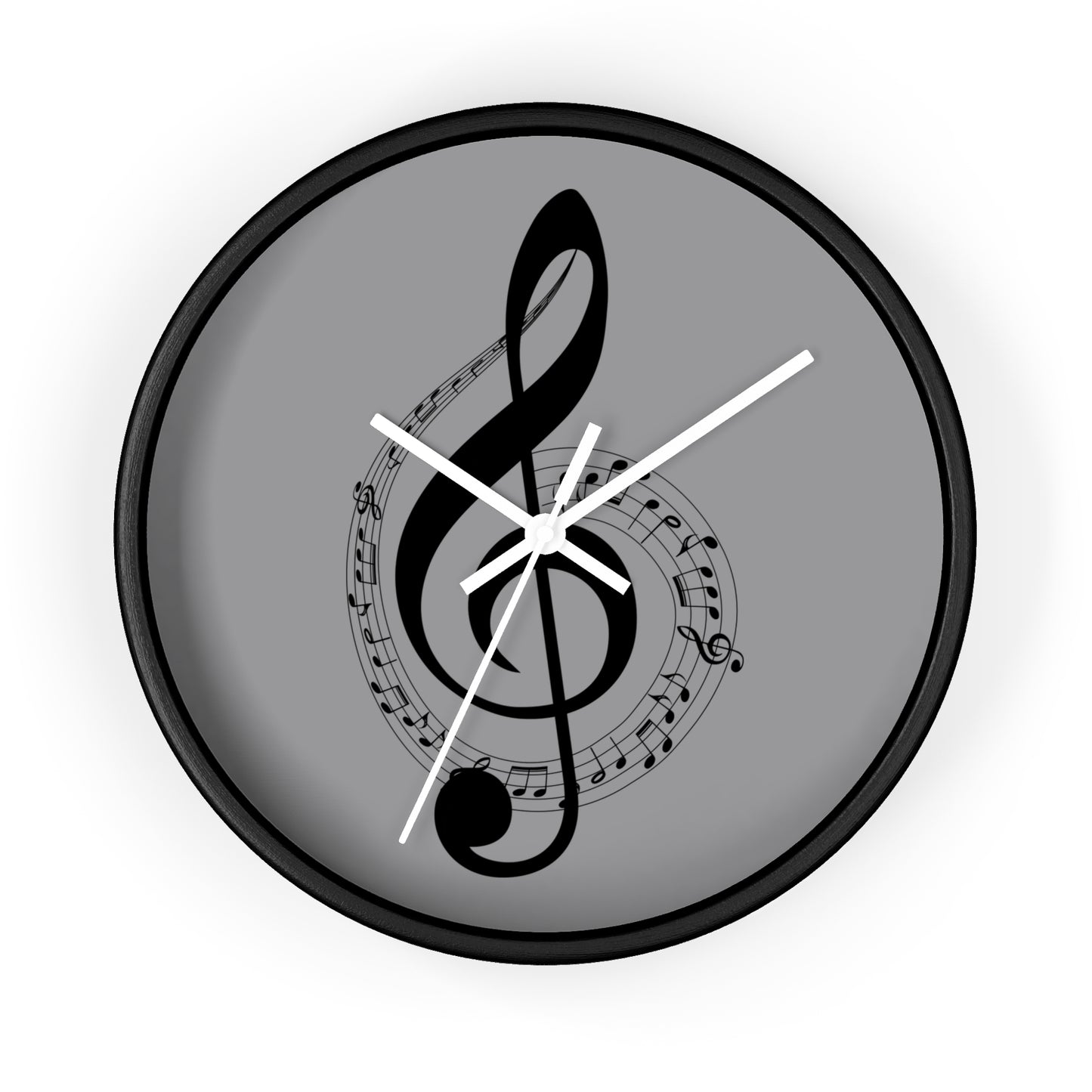 Musical Notes Wall Clock, Perfect Gift for Musicians, Home Decor