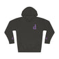 Floral Initial Unisex Fleece Hoodie | Cozy Casual Wear, Gifts for Her, Monogrammed Hooded Sweatshirt, Fall Fashion, Birthday Present