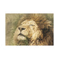 Lion Portrait Matte Canvas Print — Stretched 1.25" Wall Art