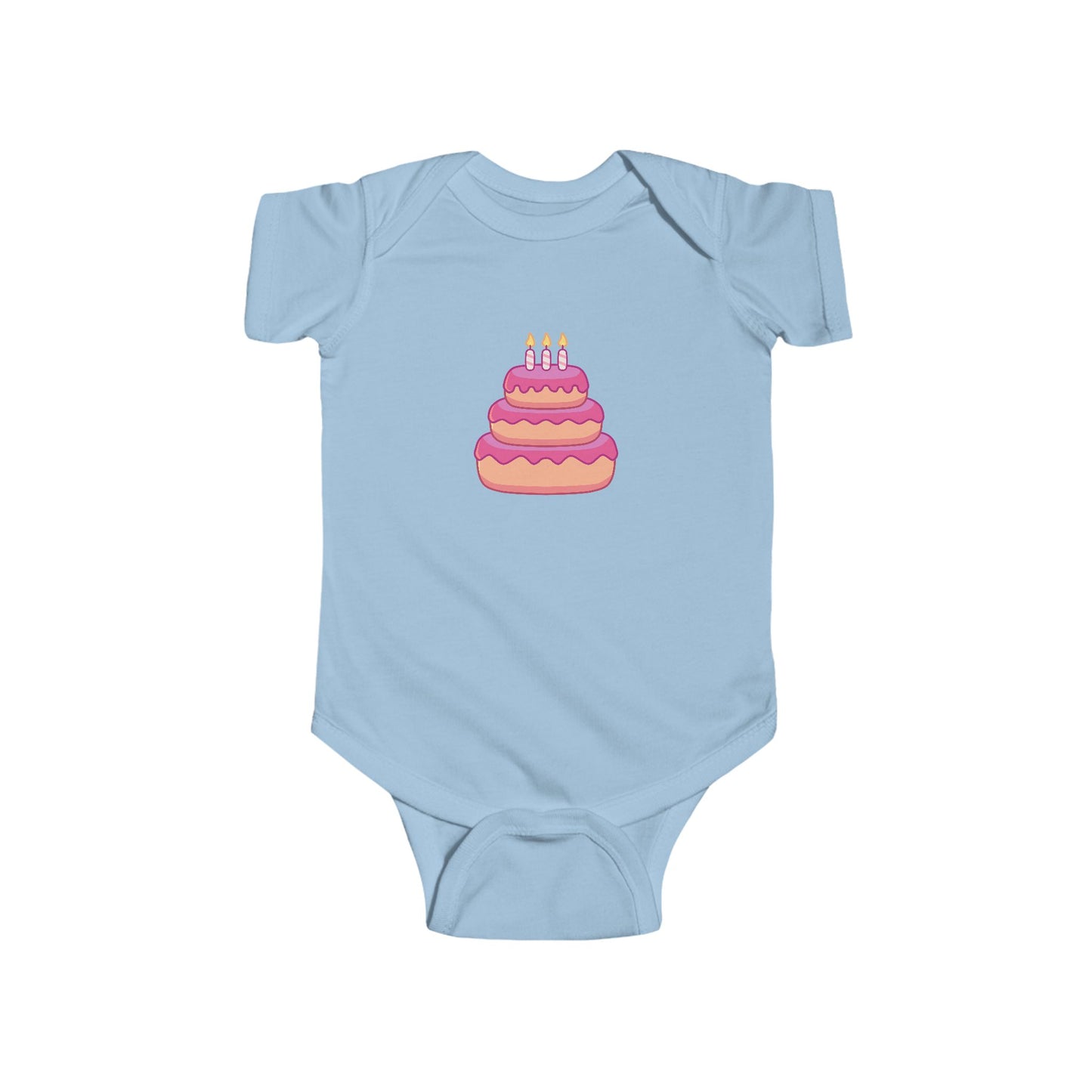 Cute Birthday Cake Infant Bodysuit