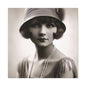 Vintage 1920s Flapper Portrait Canvas