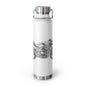 Motorcycle Insulated Water Bottle, Adventure Gift, Biker Mug, Fitness Bottle, Outdoor Hydration