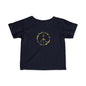 Infant Peace Symbol Tee, Baby Shirt, Toddler T-Shirt, Cute Infant Apparel, Gift for New Parents, Kids' Fashion