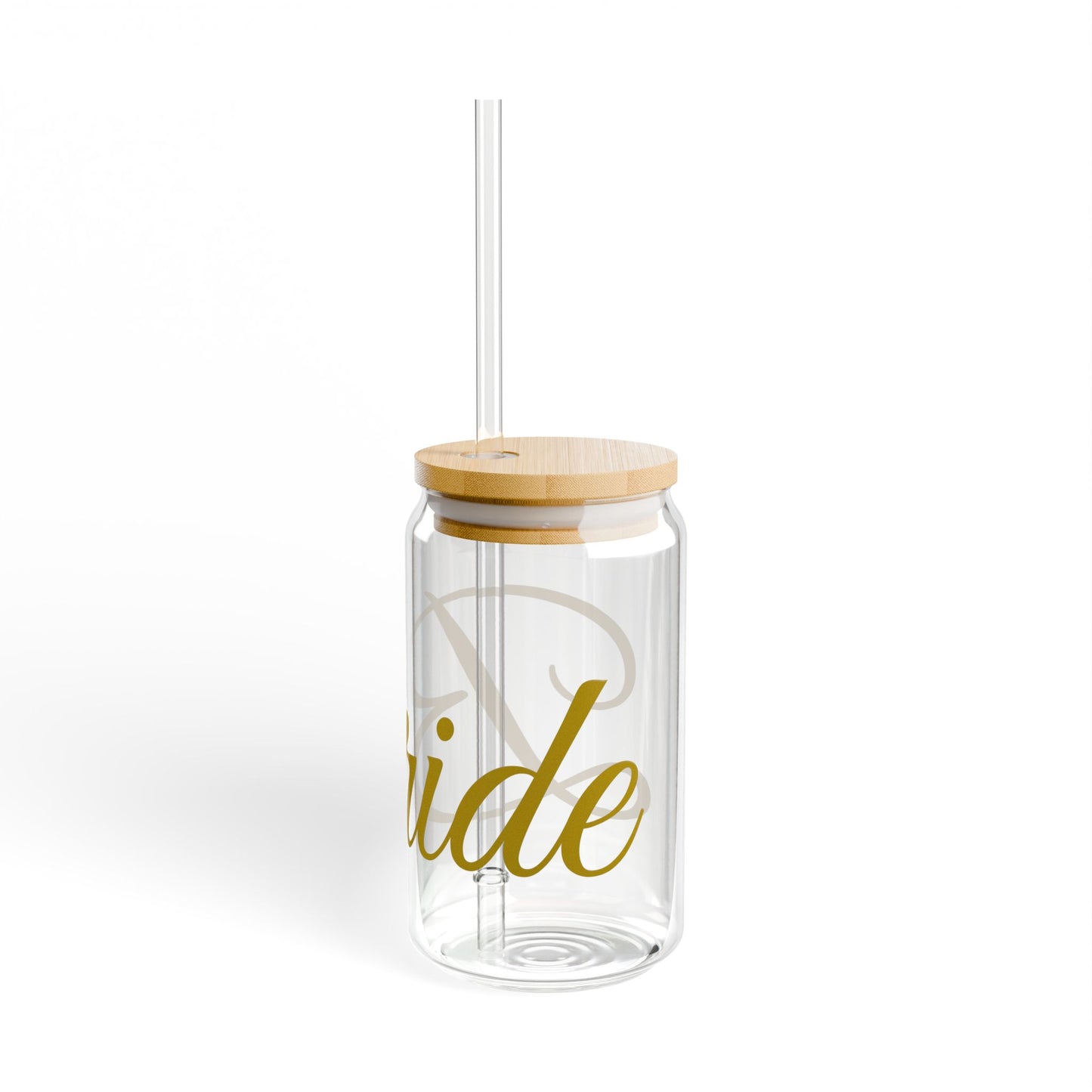 Personalized Sipper Glass, Bride Sipper Cup