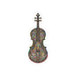 Colorful Violin Kiss-Cut Stickers | Artistic Music Decor, Laptop Stickers, Instrument Lover Gifts, Scrapbooking Supplies, Violin Art
