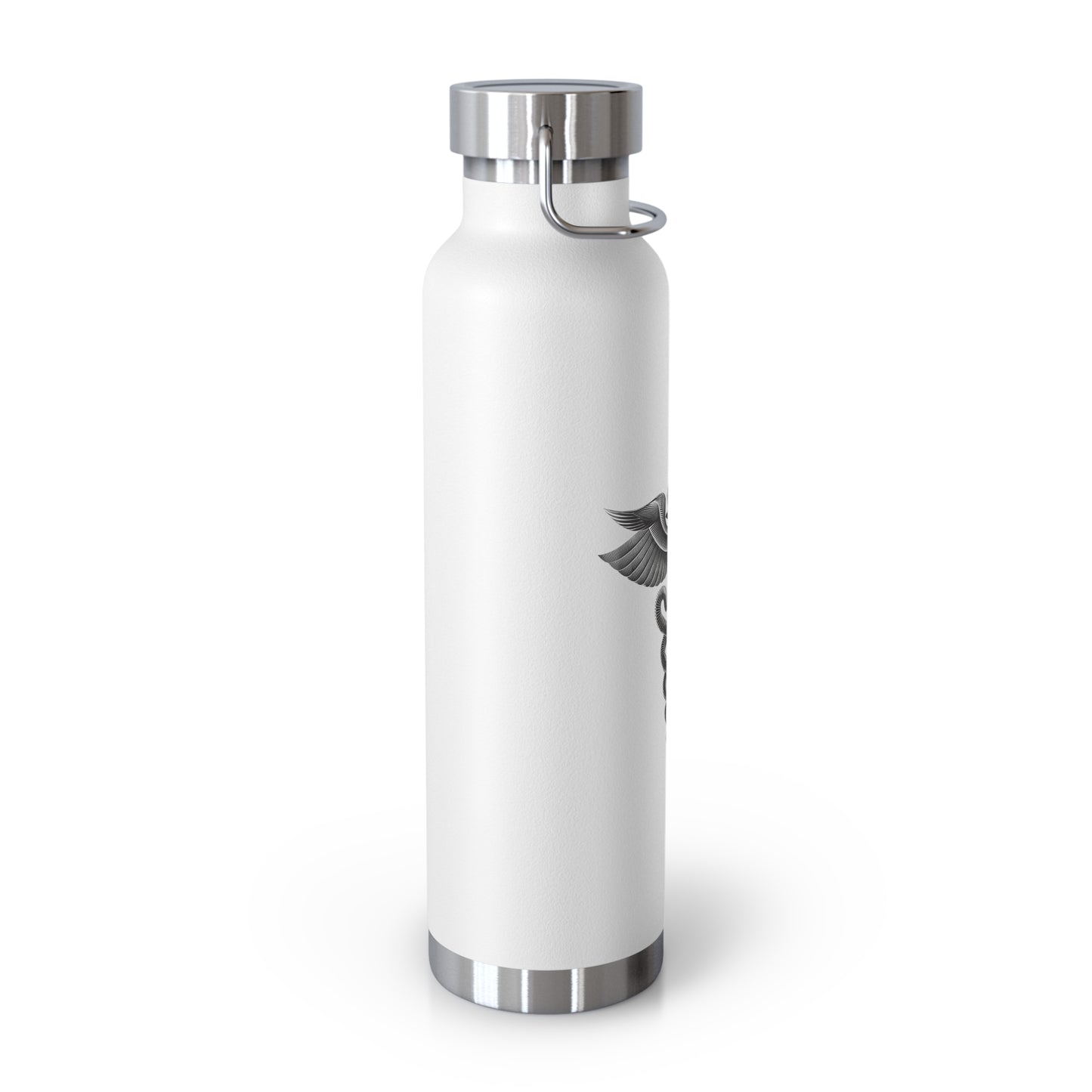 Stylish Copper Insulated Water Bottle, 22oz, Perfect for Active Lifestyles, Gifts for Healthcare Workers, Eco-Friendly, Exercise, Travel