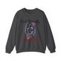 Edgy Skull Graphic Crewneck Sweatshirt | Halloween Gift, Casual Wear, Unisex Apparel, Cozy Sweatshirt, Unique Graphic Design