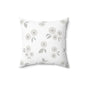 Floral Decor Accent Pillow for Cozy Home, Spring Gift, Boho Decor, Flower Print Cushion, Living Room Accessory