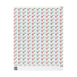 Wrapping Paper — Cute Santa & Polar Bear Holiday Gift Wrap (Festive Blue Roll)