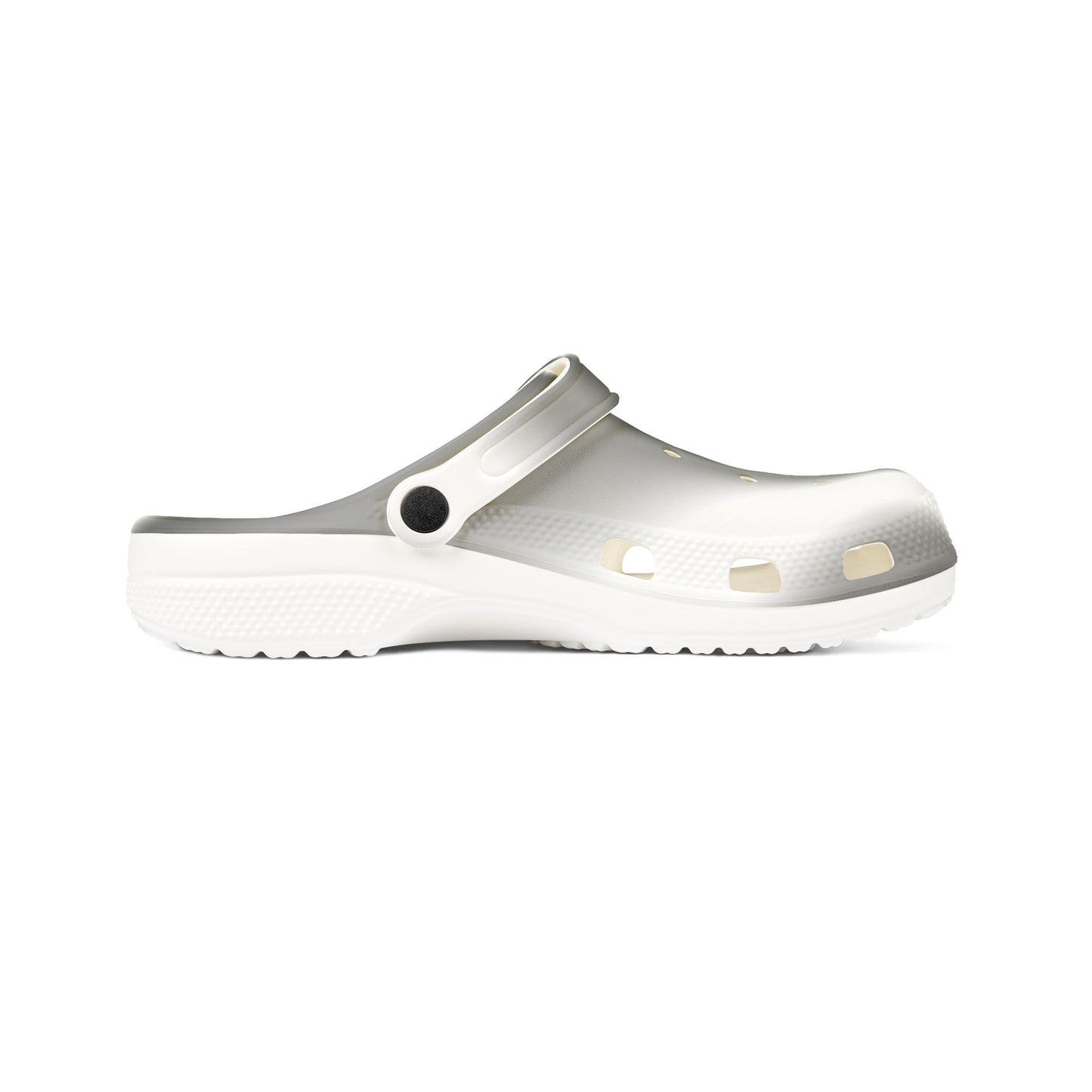 Metallic Silver EVA Clogs — Lightweight Foam Garden & Water Shoes