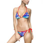 Vibrant Tie-Dye Bikini Set, Colorful Swimsuit, Summer Beachwear, Pool Party Essential, Ocean Vacation Swimwear