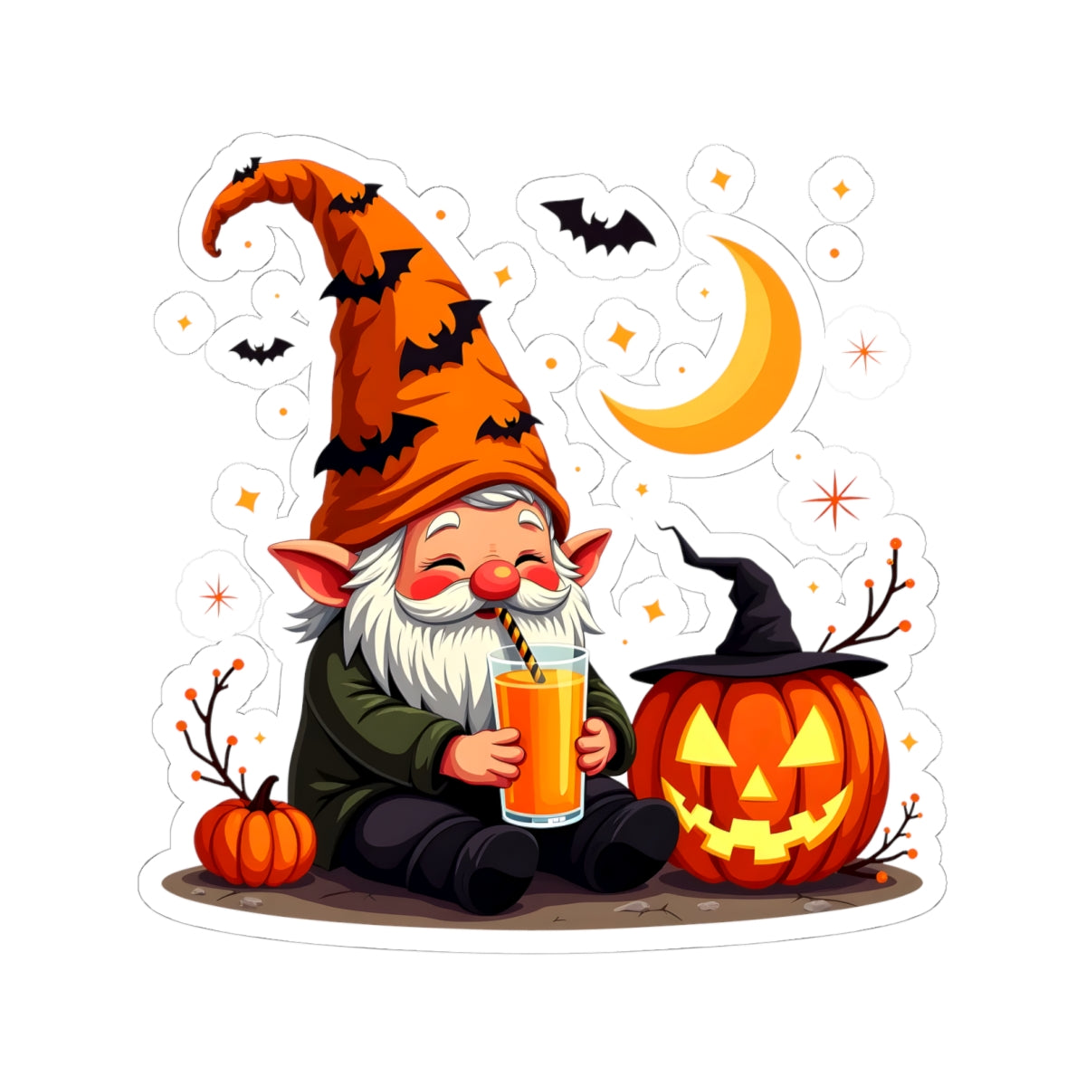 Kiss-Cut Stickers Halloween