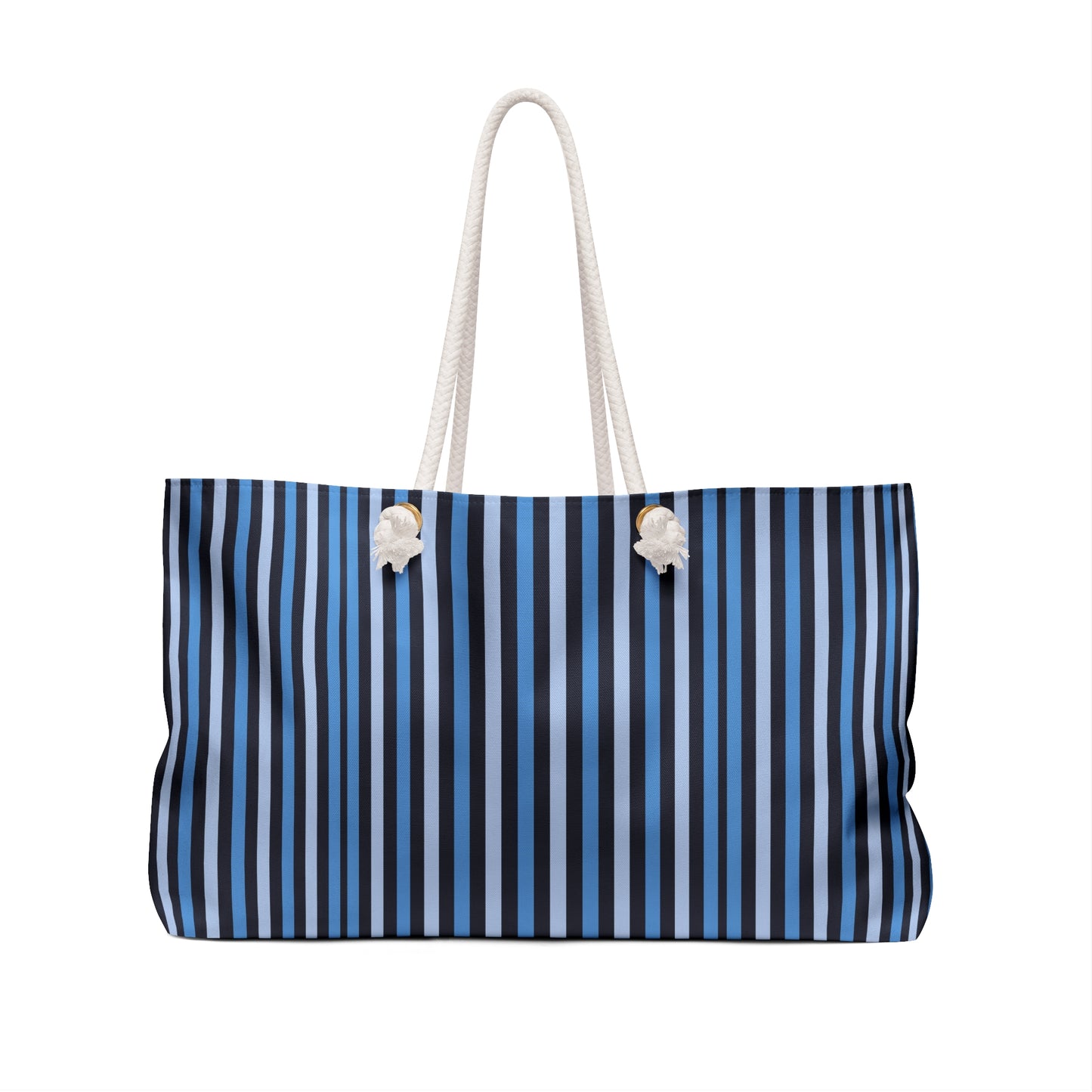 Stylish Weekender Bag - Striped Tote